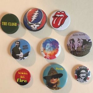 Rock N Roll “flair” 9 piece set